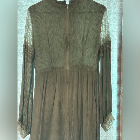 Sage Green Lacey Dress - Picture 2 of 2